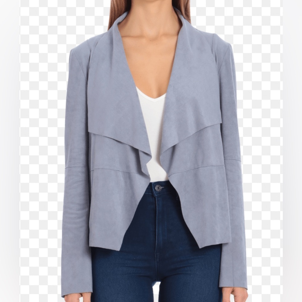 Gently used Bagatelle - faux suede jacket - Medium - blue
